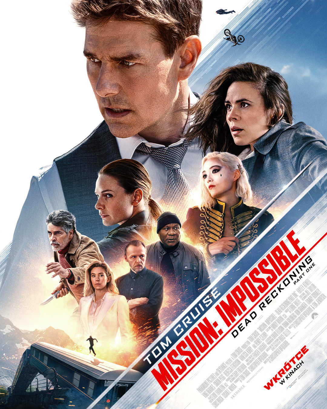 Polski plakat filmu 'Mission: Impossible - Dead Reckoning - Part One'