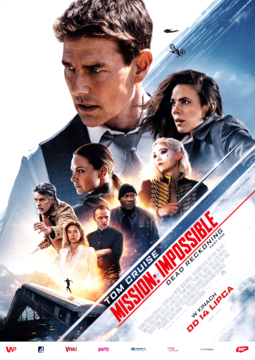 Przód ulotki filmu 'Mission: Impossible – Dead Reckoning Part One'