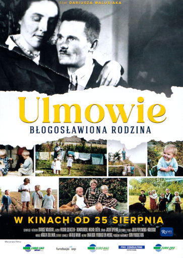 Przód ulotki filmu 'Ulmowie. Błogosławiona Rodzina'