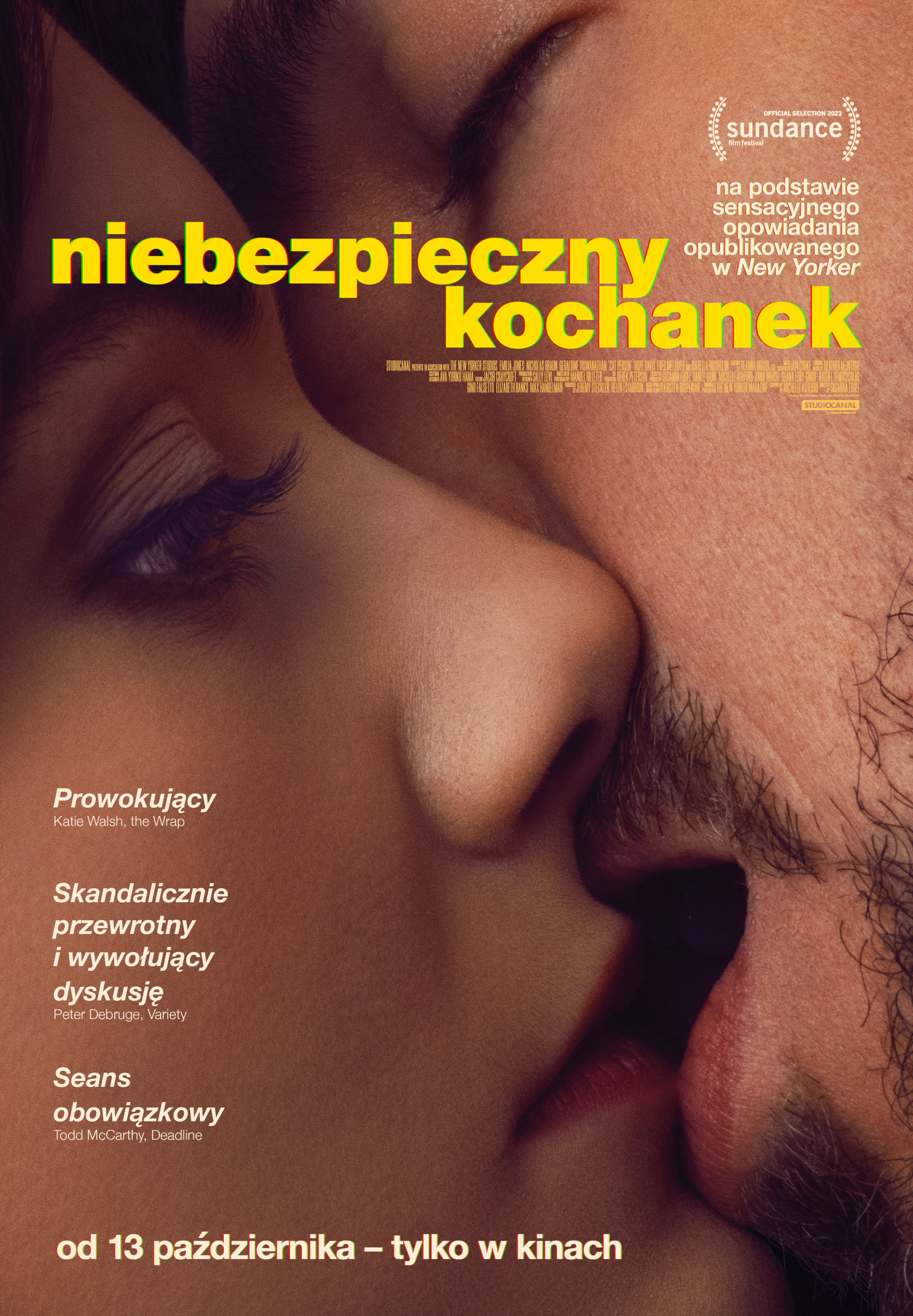 Polski plakat filmu 'Niebezpieczny Kochanek'