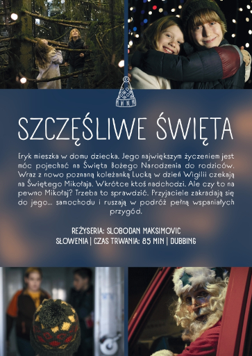 Tył ulotki filmu 'Szczęśliwe Święta'