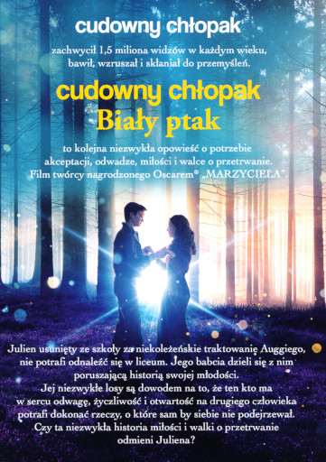 Tył ulotki filmu 'Cudowny Chłopak. Biały Ptak'