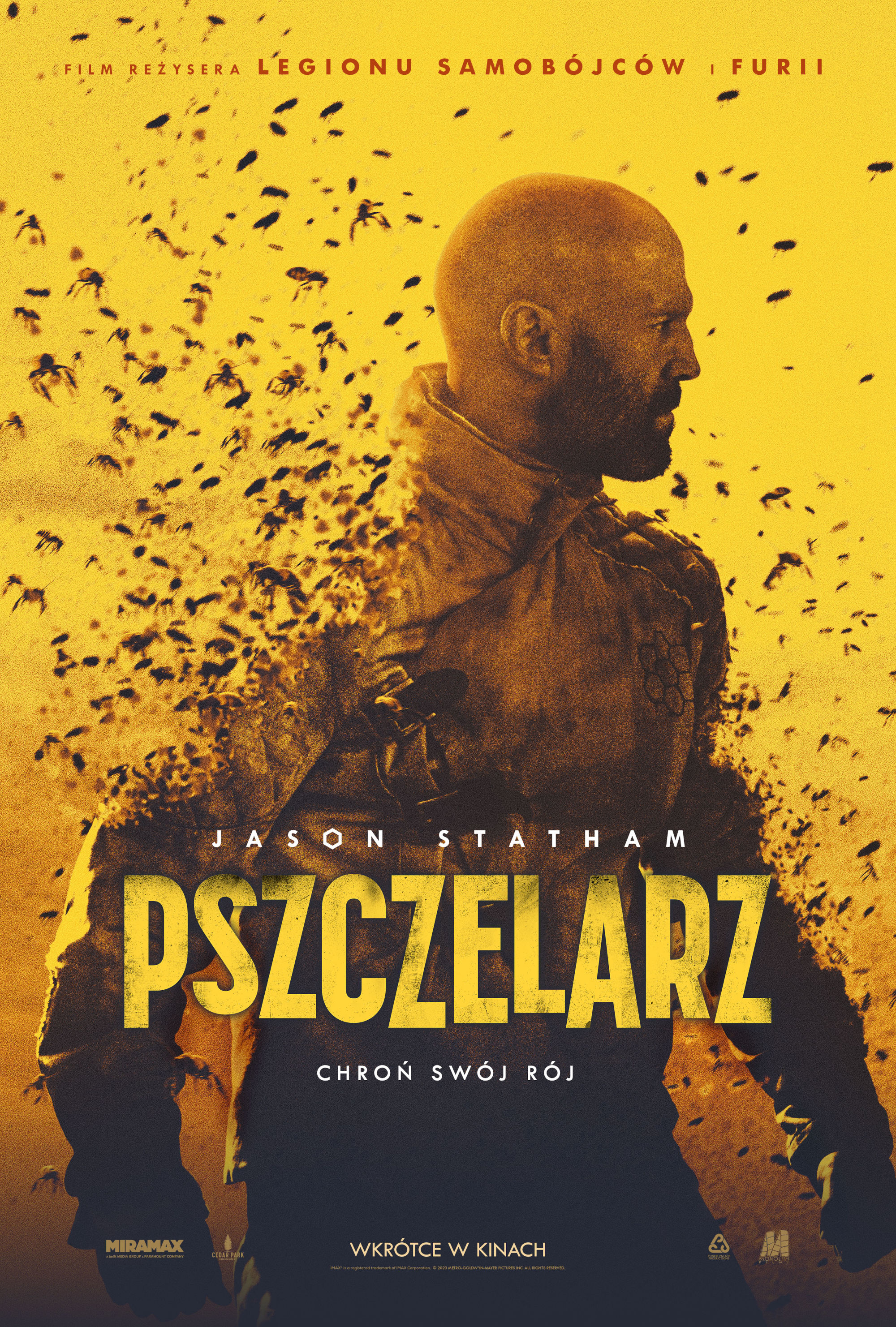 Polski plakat filmu 'Pszczelarz'