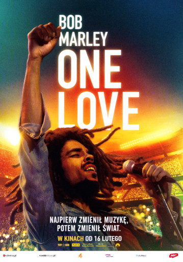 Przód ulotki filmu 'Bob Marley: One Love'