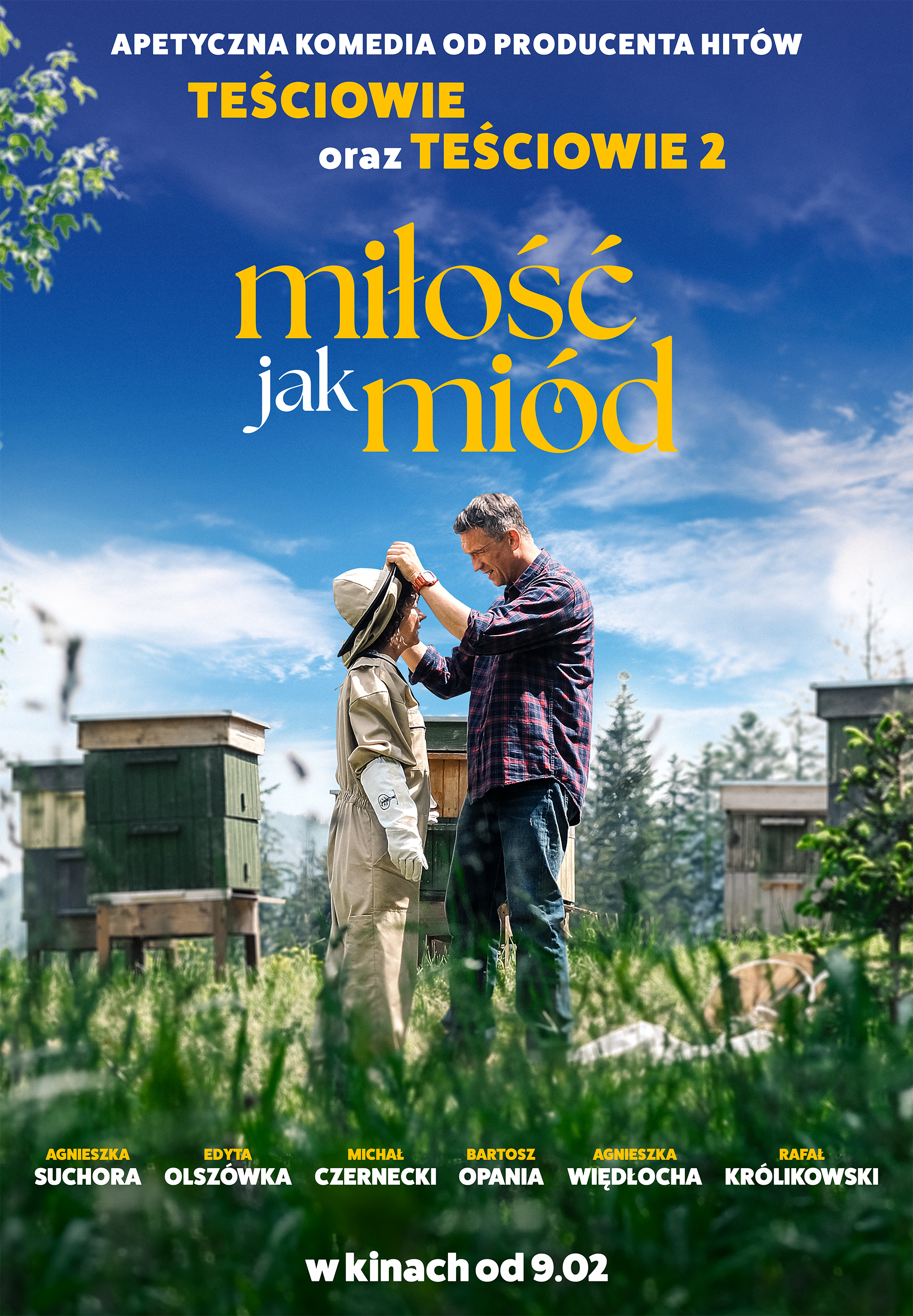 Polski plakat filmu 'Miłość Jak Miód'