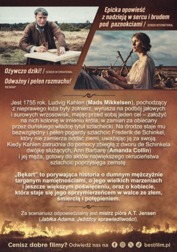 Tył ulotki filmu 'Bękart'