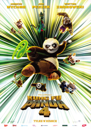 Przód ulotki filmu 'Kung Fu Panda 4'
