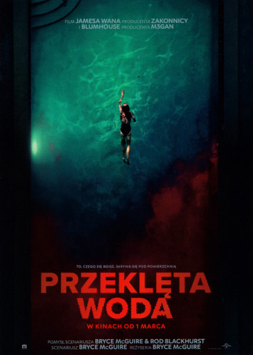 Przód ulotki filmu 'Przeklęta woda'