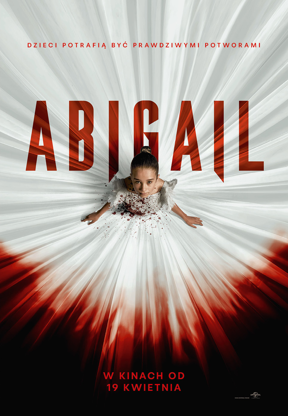 Polski plakat filmu 'Abigail'