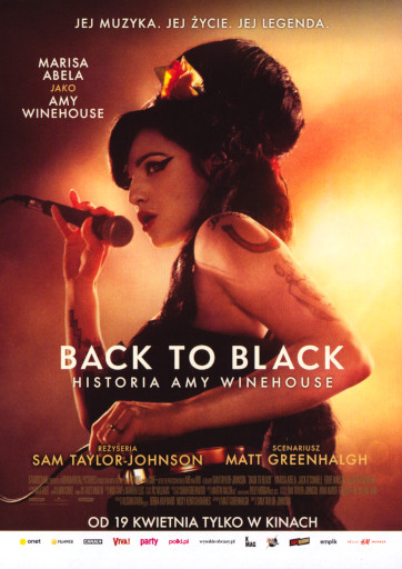 Przód ulotki filmu 'Back To Black. Historia Amy Winehouse'