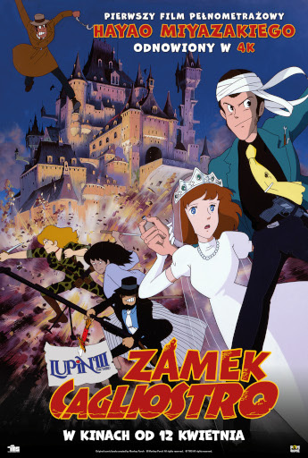 Polski plakat filmu 'Lupin Trzeci: Zamek Cagliostro'