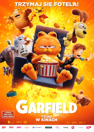 Przód ulotki filmu 'Garfield'