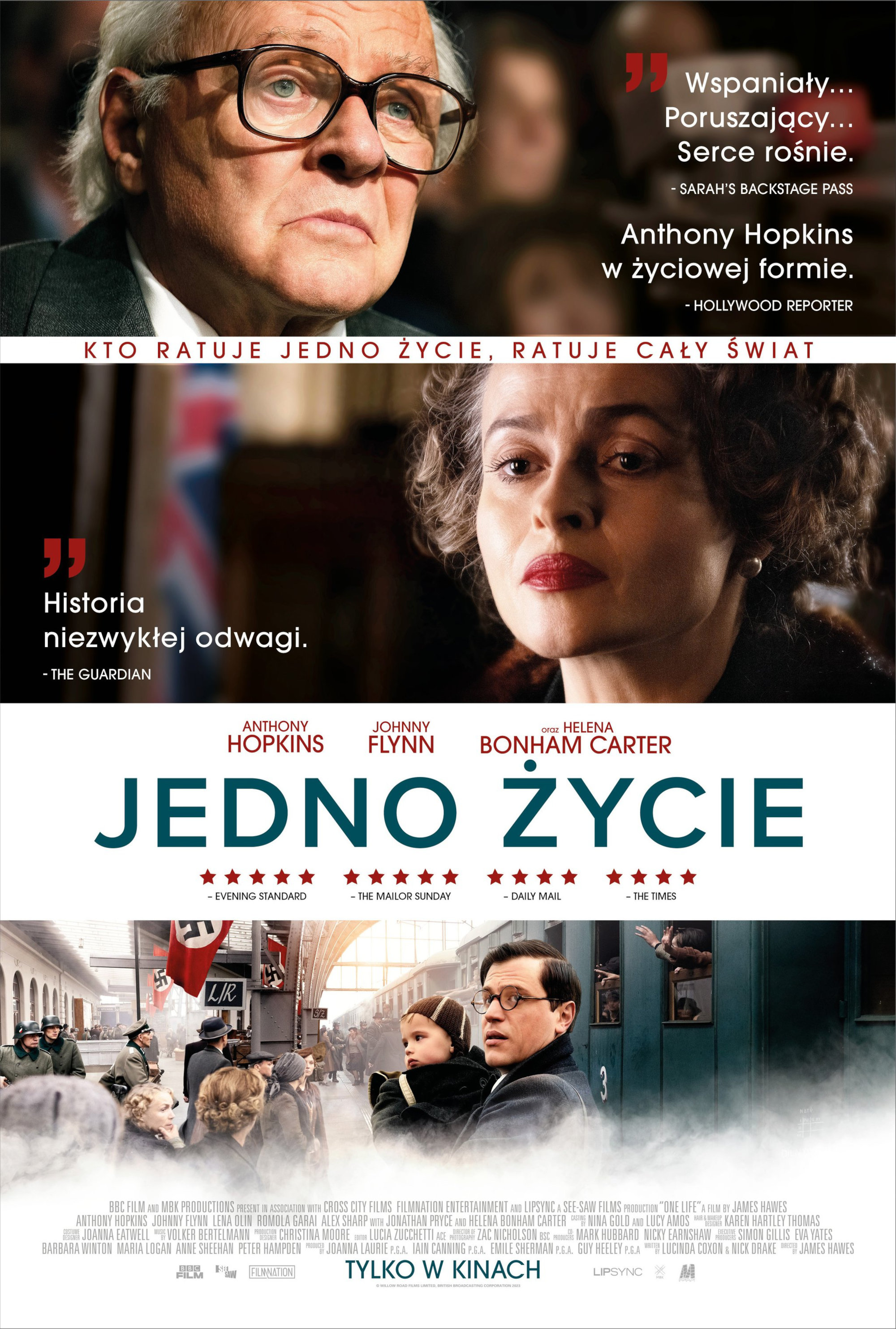 Polski plakat filmu 'Jedno życie'