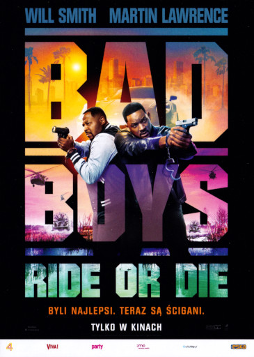 Przód ulotki filmu 'Bad Boys: Ride Or Die'