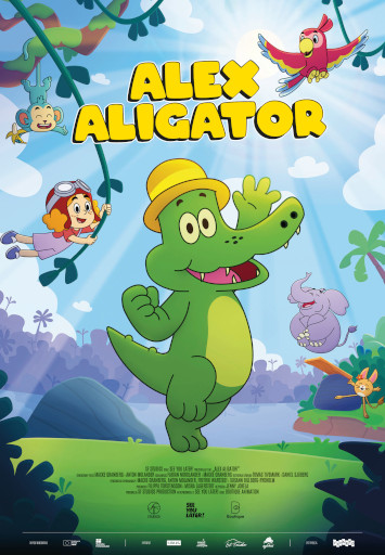 Polski plakat filmu 'Alex Aligator'