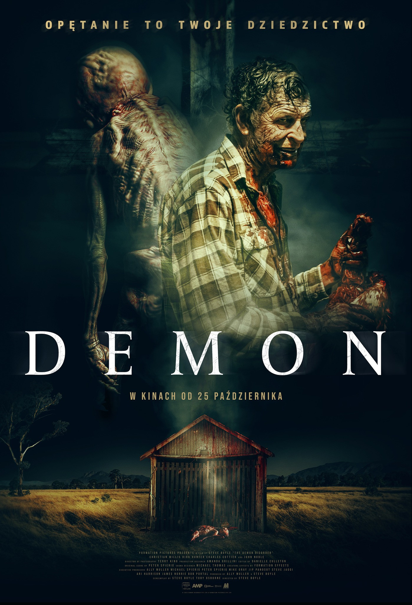 Polski plakat filmu 'Demon'