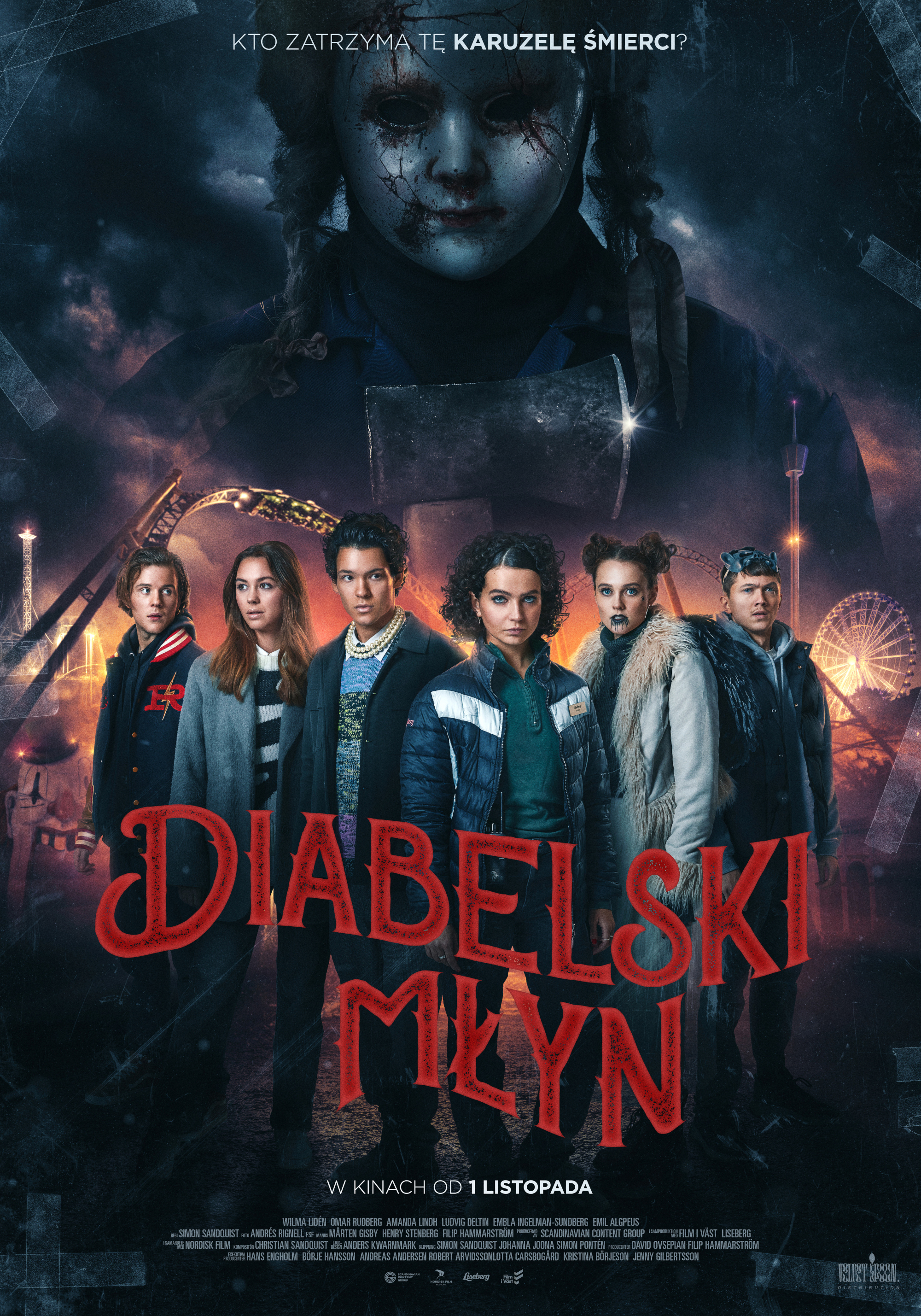 Polski plakat filmu 'Diabelski Młyn'