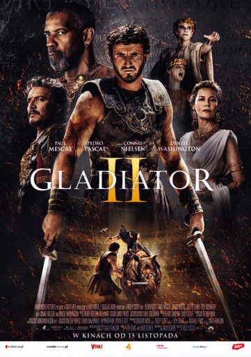 Przód ulotki filmu 'Gladiator II'