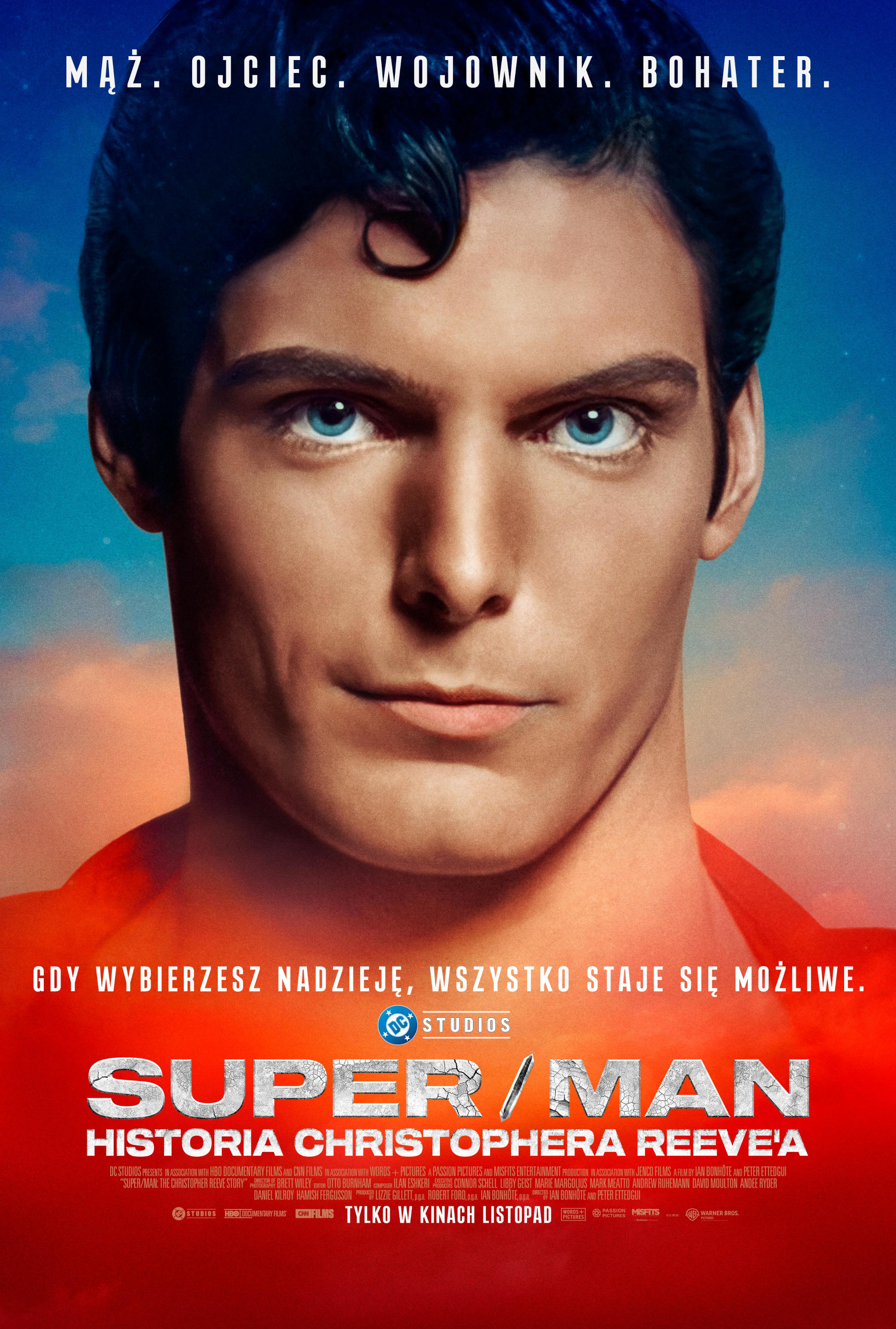 Polski plakat filmu 'Super/Man: Historia Christophera Reeve’a'