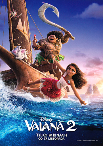 Przód ulotki filmu 'Vaiana 2'