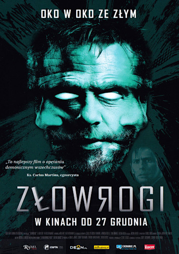 Przód ulotki filmu 'Złowrogi'