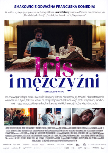 Tył ulotki filmu 'Iris i mężczyźni'