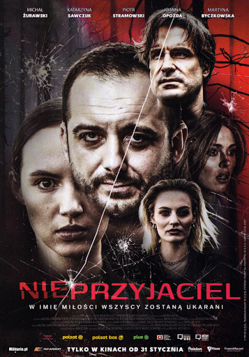 Przód ulotki filmu 'Nieprzyjaciel'