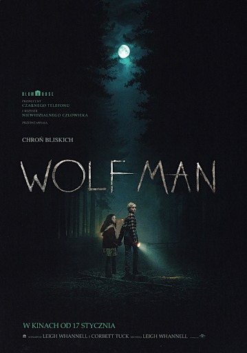 Przód ulotki filmu 'Wolf Man'